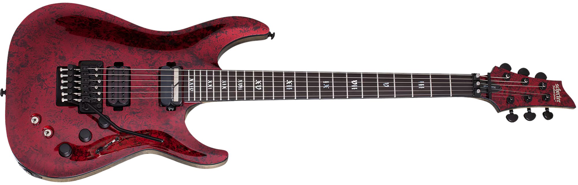 Schecter C-1 FR-S Apocalypse Electric Guitar in Red Reign